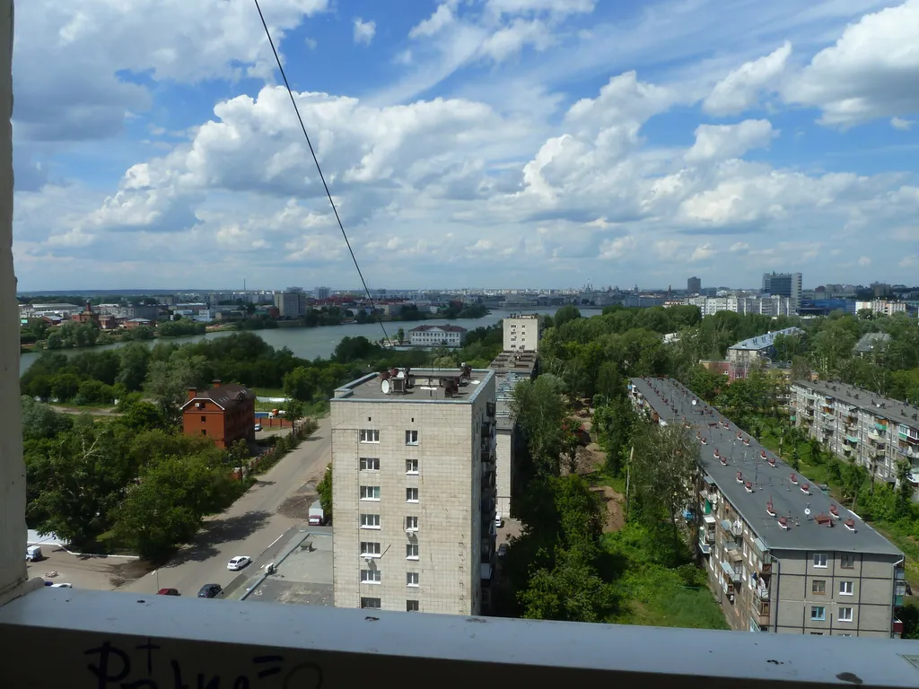 Квартира в центре с видом на озеро