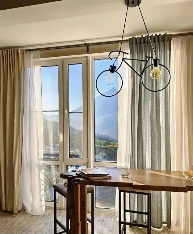 Квартира Двухуровневая студия с видом на горы — аренда посуточно в Красная Поляна