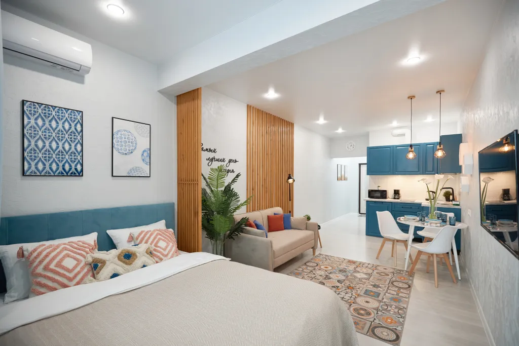 Уютная квартира "СкандиХоум" с видом на горы в ЖК Солнечный Дагомыс — аренда посуточно в Дагомыс