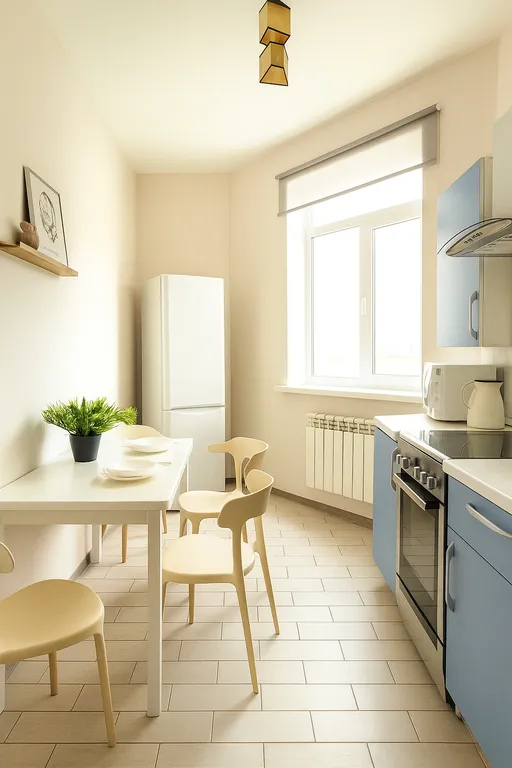 Видовая 1-комнатная квартира в центре рядом с каменным мостом