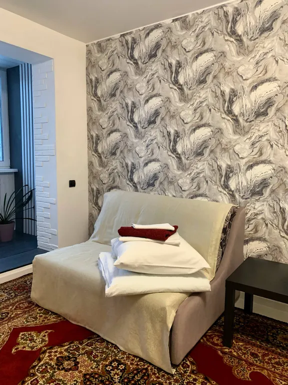 Уютная 1-комнатная квартира с дизайнерским ремонтом на Приморской