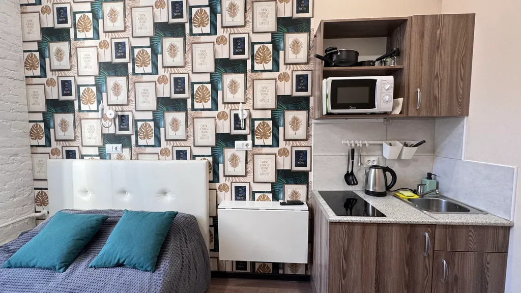 Квартира Хорошая квартира-студия рядом с метро — Санкт-Петербург