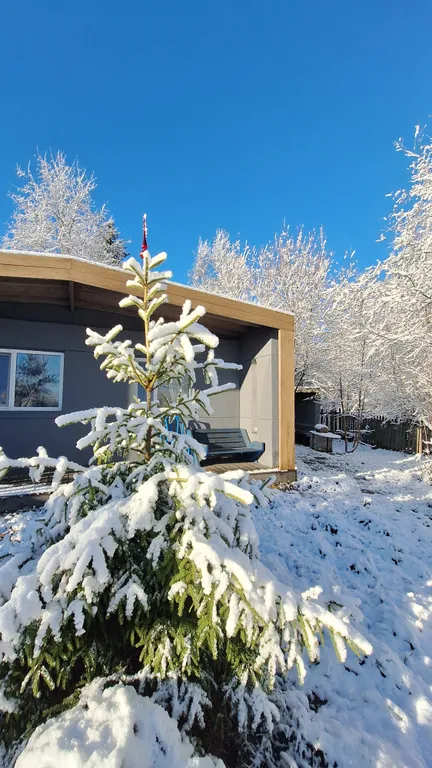 Коттедж Коттедж Успей насладиться зимней сказкой на берегу реки Нева. — им. Морозова