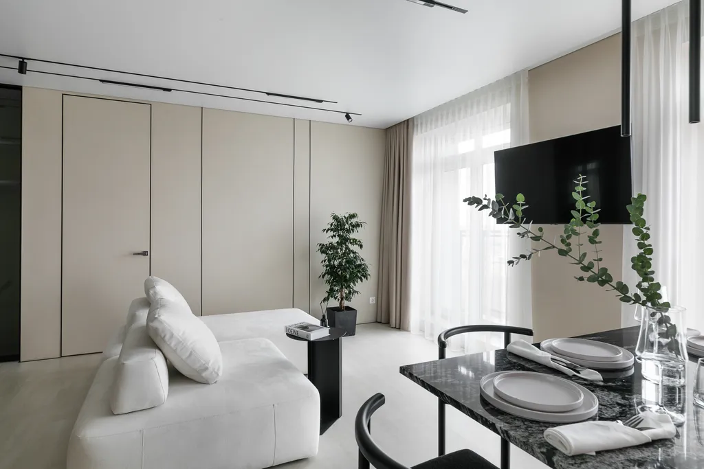 Премиум апартамент Loca loft с видом на пруд