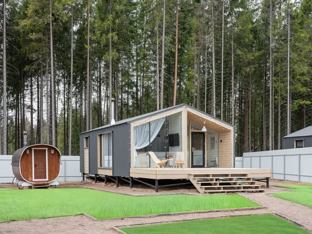 Дом семейный с баней