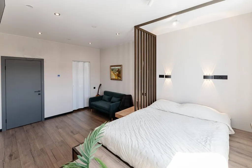 Стильная евродвушка с мини-сауной