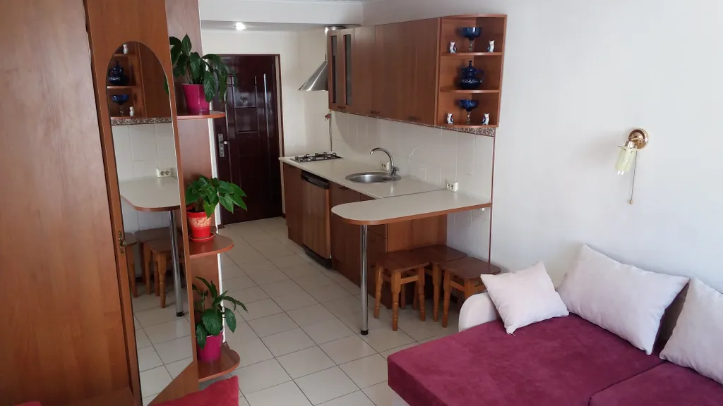 Уютная студия с летней площадкой