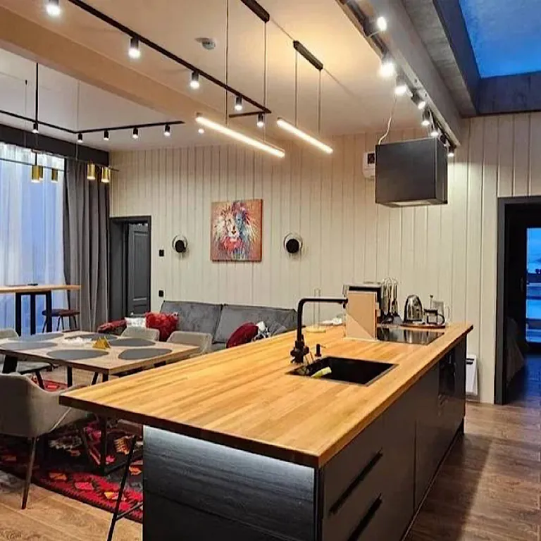 Домик в Икше с камином и сауной (Glassbox108 Premium 1)