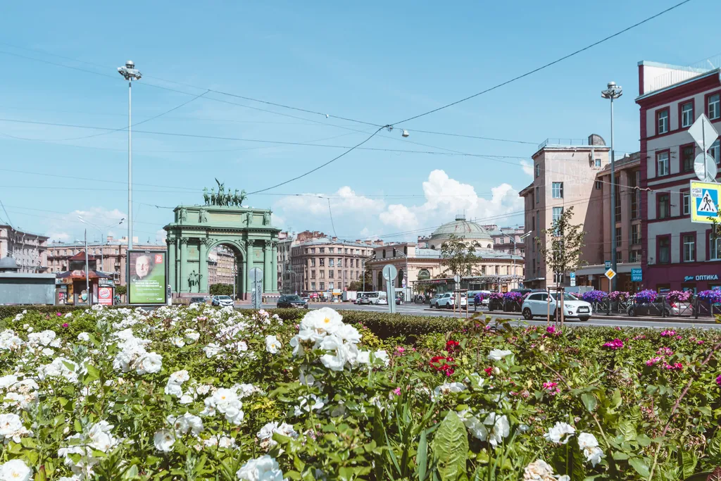 Квартира Квартира Студия на Нарвской — Санкт-Петербург