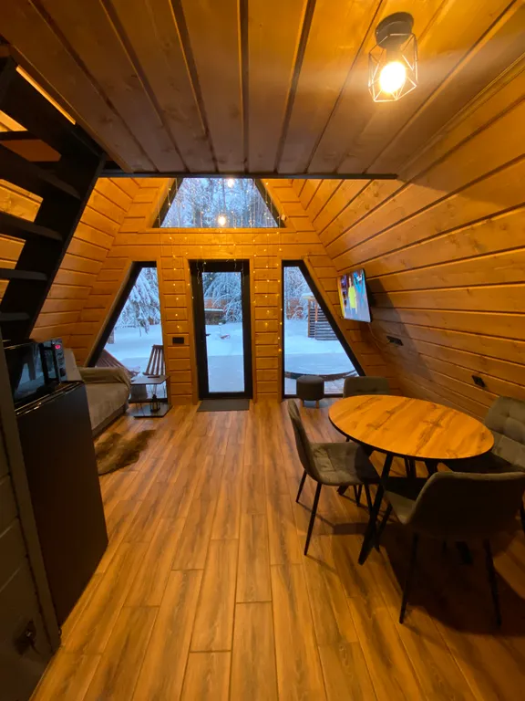 Уютный дом A-frame