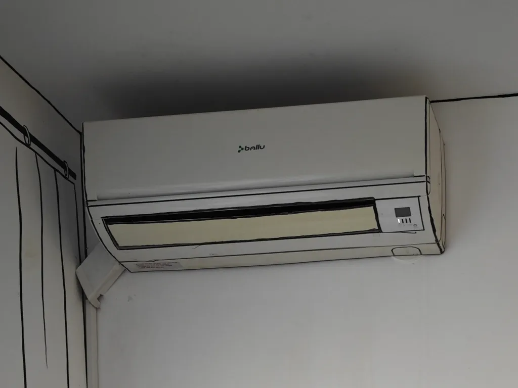 Квартира в стиле 2D рисунок на выезде в Военный городок