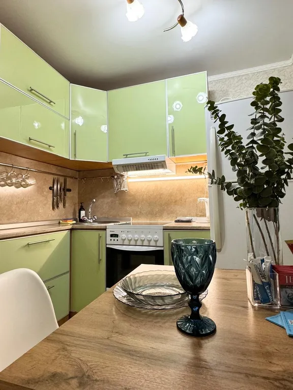 Апартамент на 4 этаже с балконом, вид на вулканы