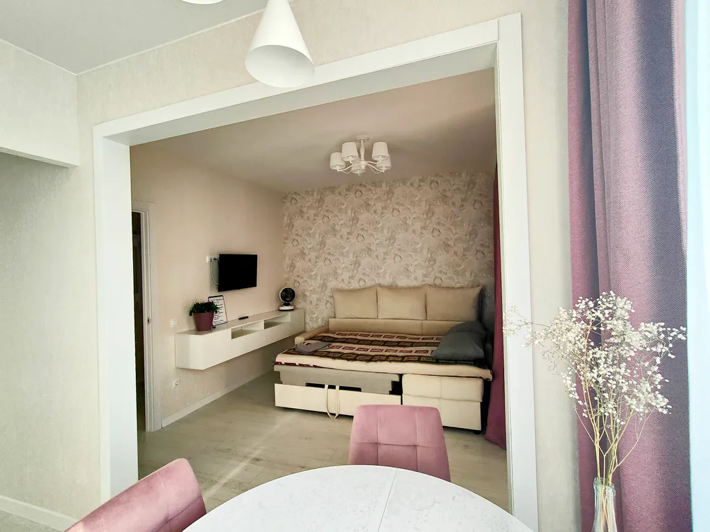 Квартира Квартира Уютная студия в "Ивушках" — Великий Новгород