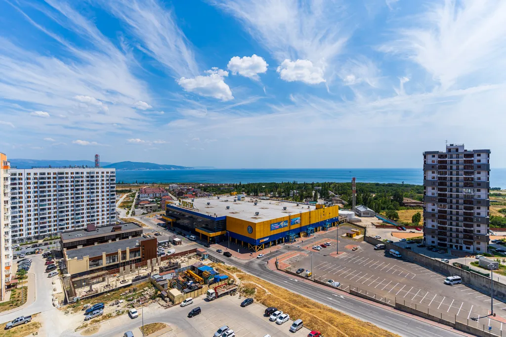 Квартира Уютная и просторная квартира с видом на море от LetoApart — Новороссийск