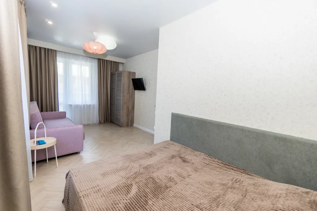 Однокомнатные апартаменты с балконом