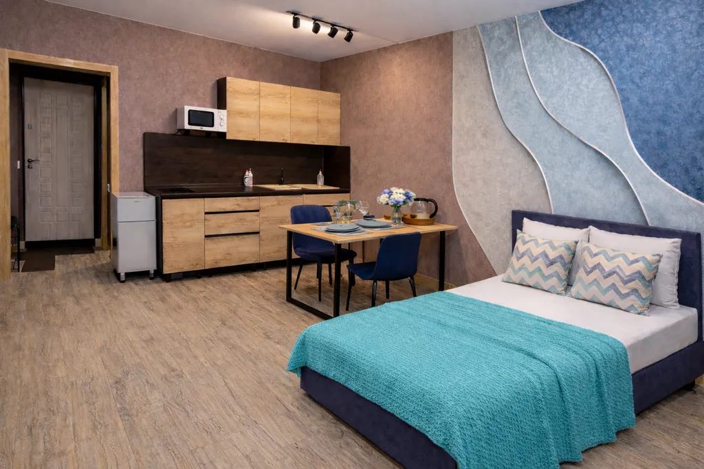 Чисто, уютно, большая кровать, Wi-Fi