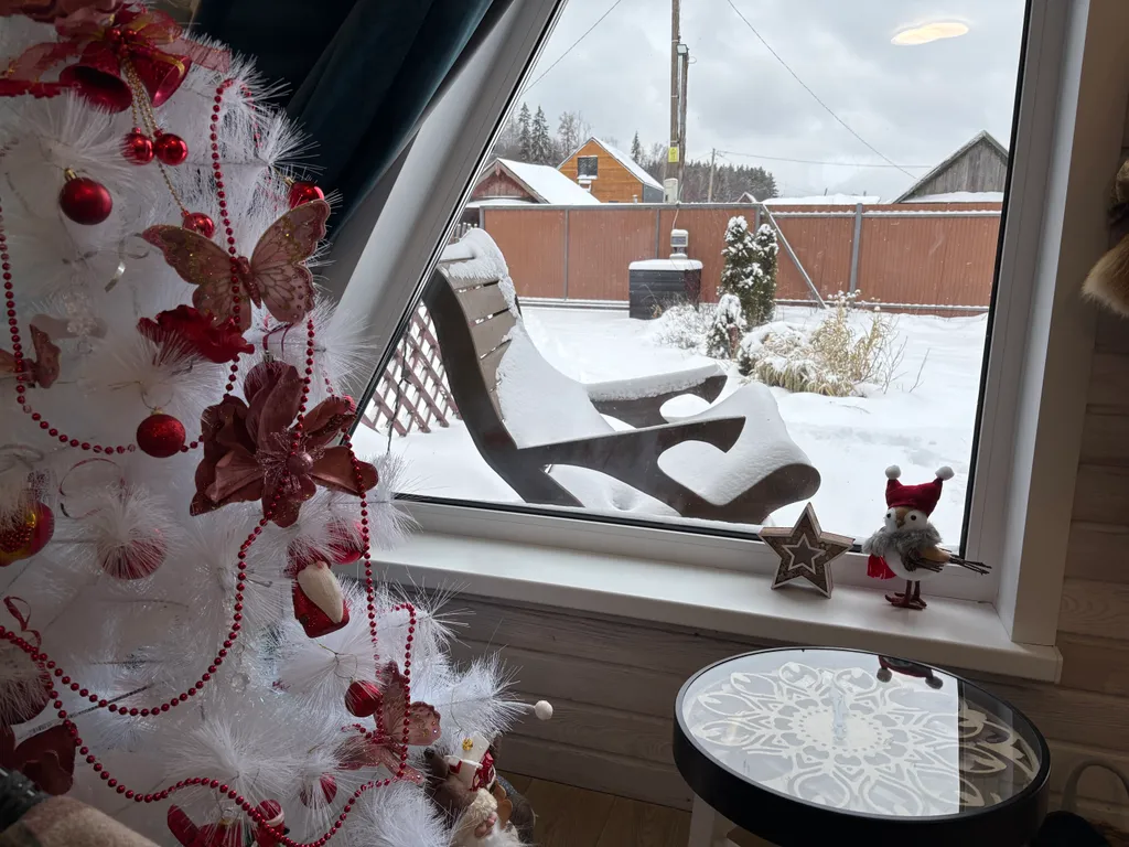 Сказочный А-фрейм с отдельной баней из липы в заповедном лесу