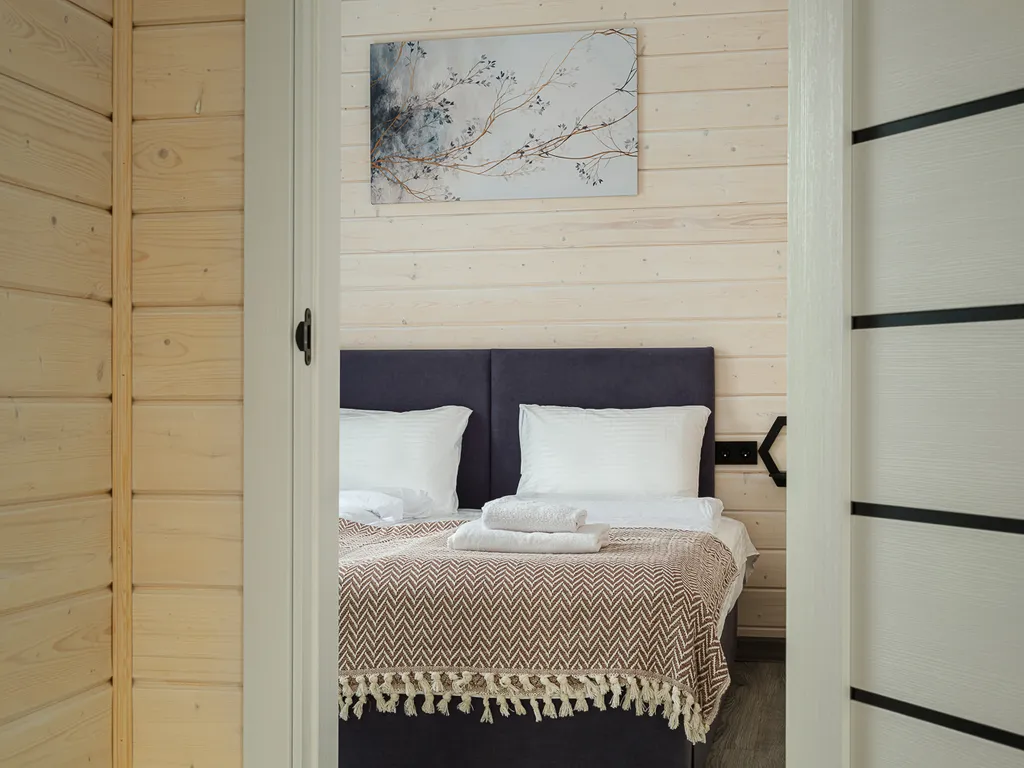 Уютный дом Шишкин Плейс в лесу с чаном и баней