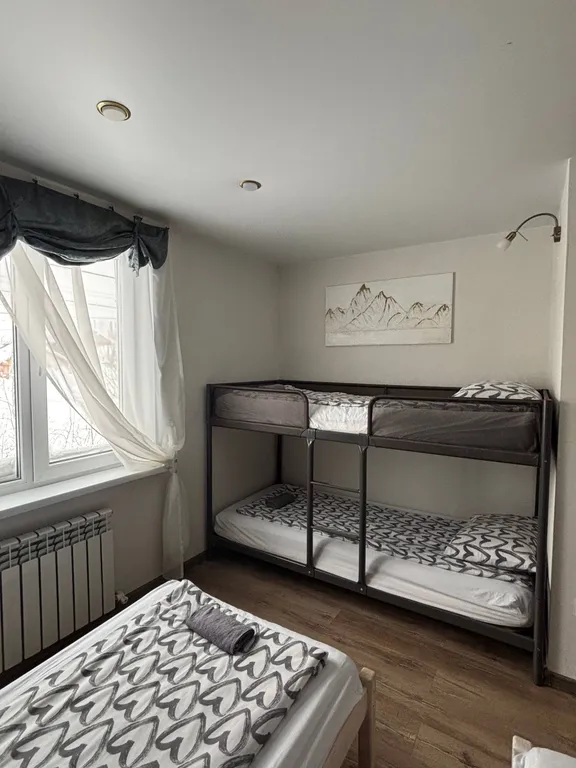 Дом с верандой, камином и сауной - вид на горы