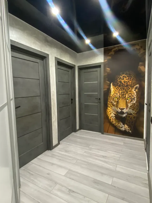 Дизайнерская 2к квартира с джакузи, камином и звездным небом в центре