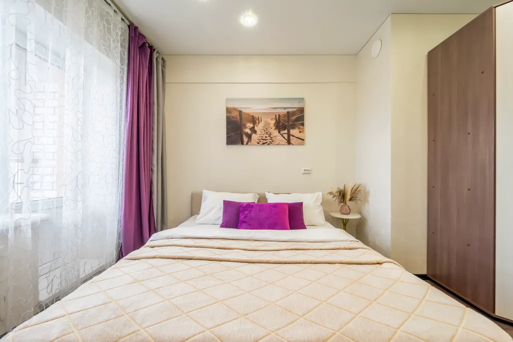 Видовая просторная до 6 гостей евродвушка с потрясающим видом с 22 эт