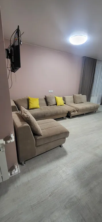 Уютная студия на  16 этаже с прекрасным видом на город