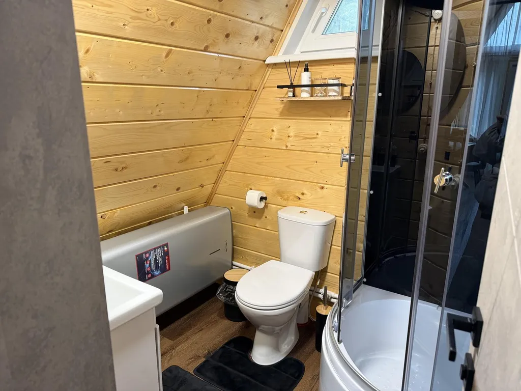 A-frame Петрол домик из дерева 4х местный