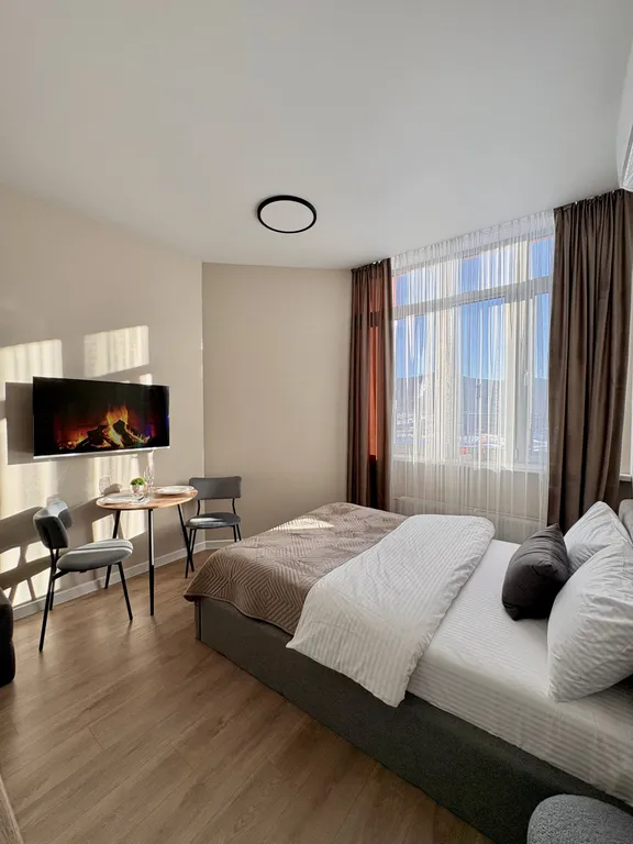 Квартира-студия на горнолыжном курорте Шерегеш