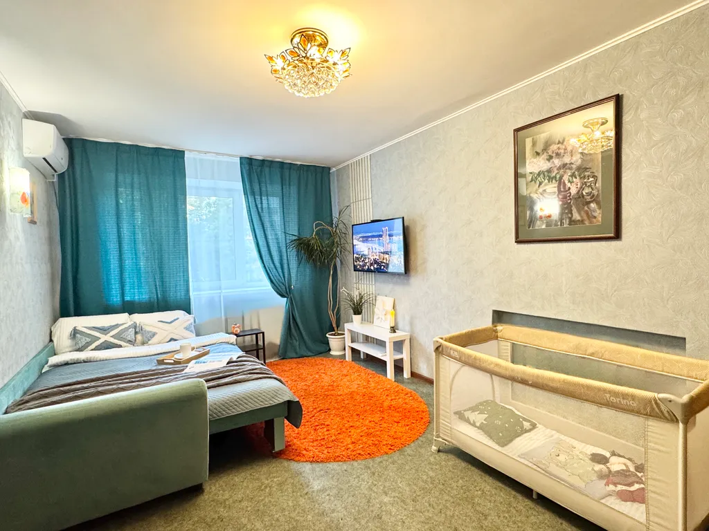 Квартира Квартира Volga Art Home Для семьи 3 спальных места Центр — Саратов