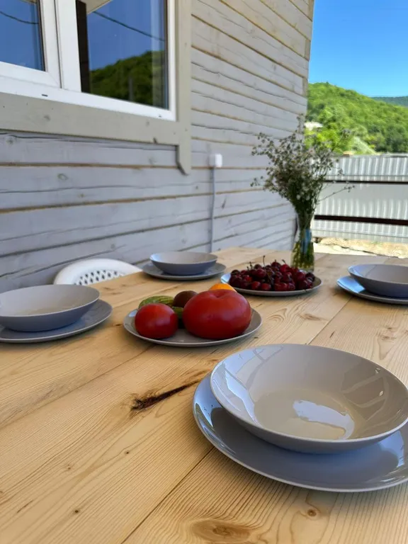 Экодом с видом на горы