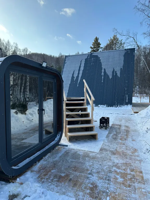 Афрейм домик в Абзаково