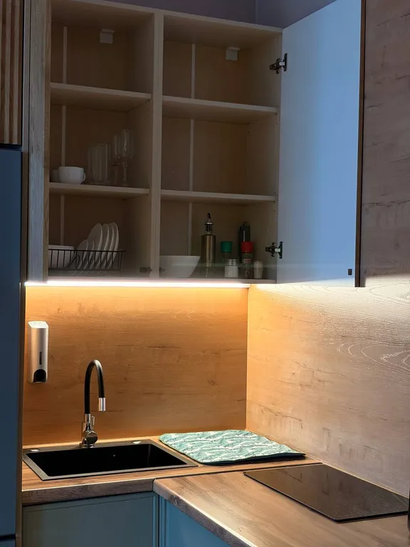 Уютная студия с прекрасным видом на город