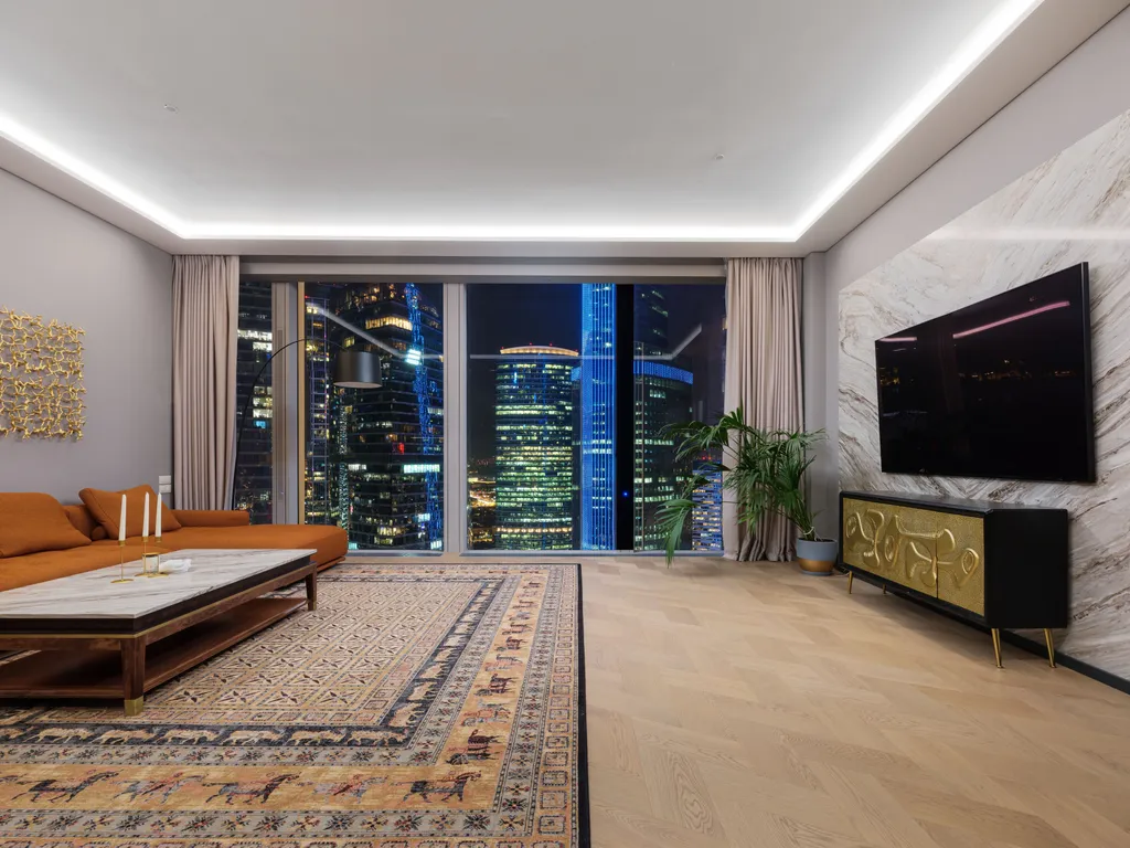 Просторный апарт с шикарным видом на башни