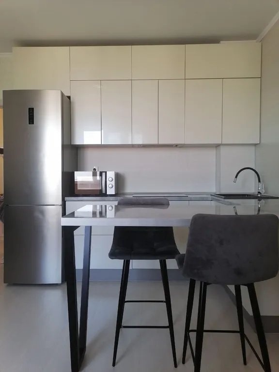 Уютная однокомнатная квартира с дизайнерским ремонтом