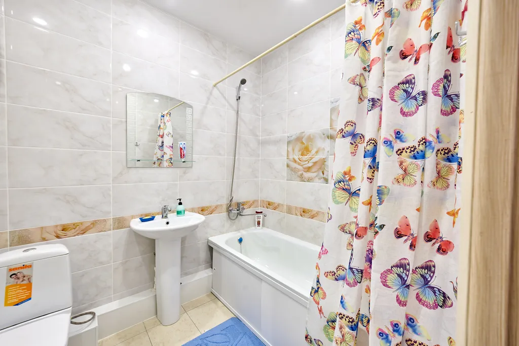 Современная студия с балконом на 21 этаже  в самом центре города