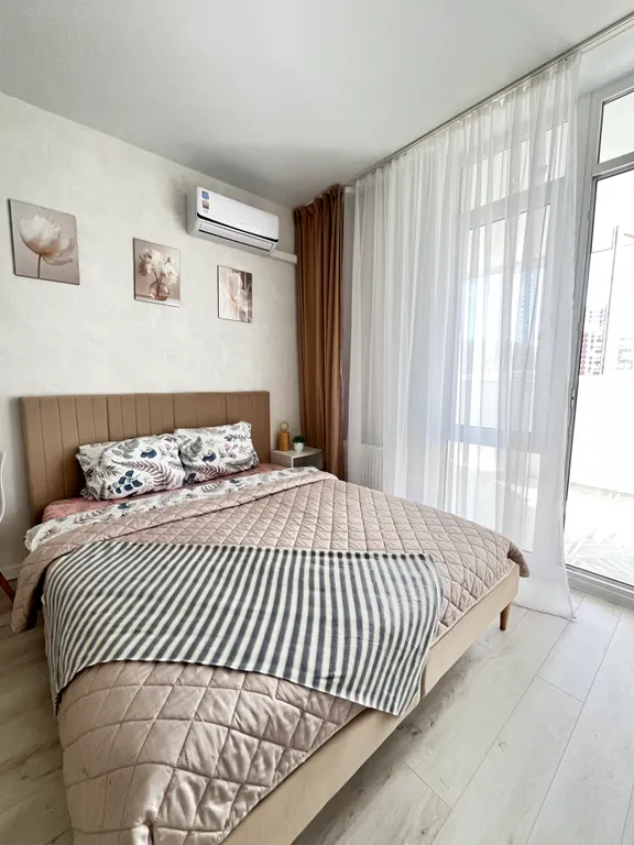 Квартира Квартира Комфортная cтудия c cовремeнным peмонтом, в жк комфорт + — Краснодар