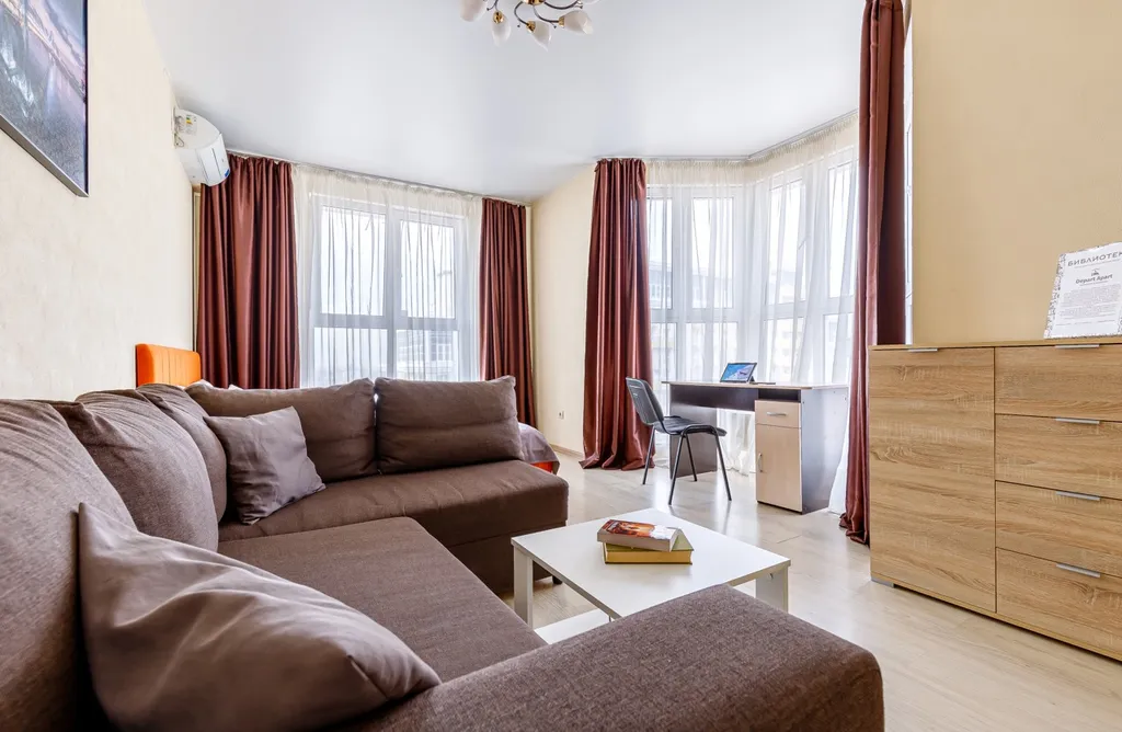 Квартира Квартира Вид с 70 метров, который сведёт с ума, панорамный балкон, 24/7 — Краснодар