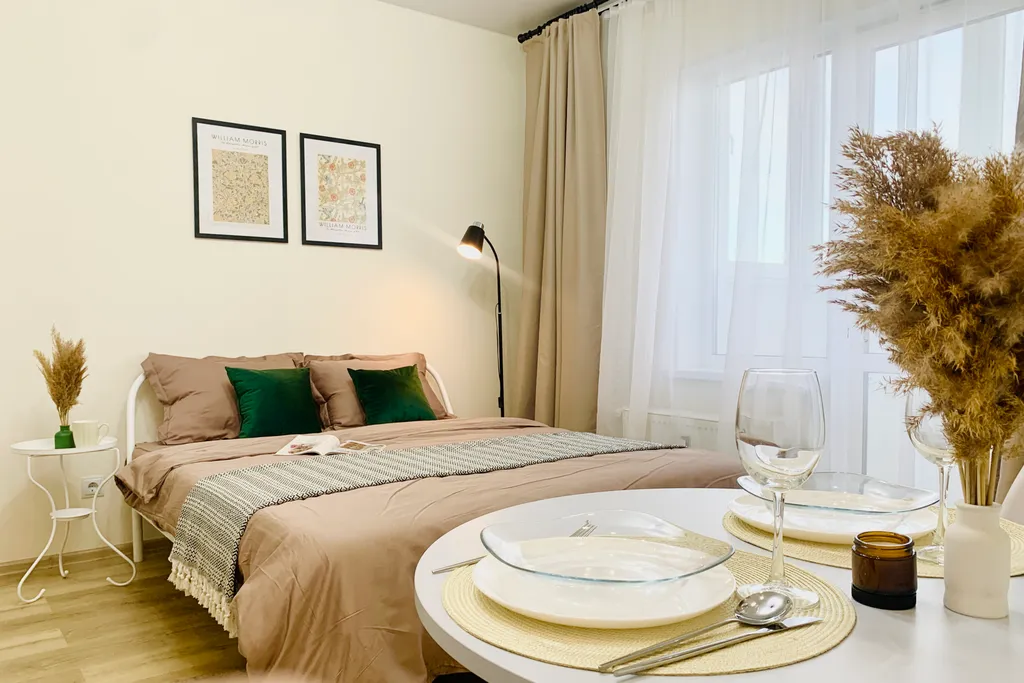 Уютная студия в Новоселье