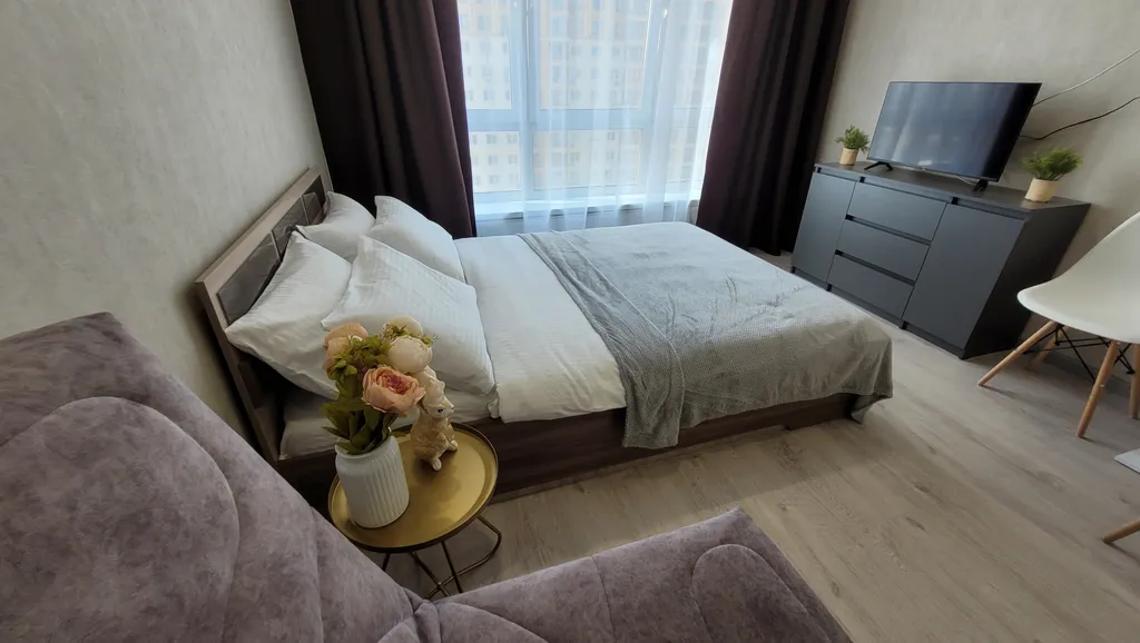 Студия в новом ЖК около парка Ангелов и вокзала