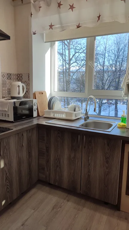 Квартира в центре города с видом на фонтан ( зимой главная ёлка)