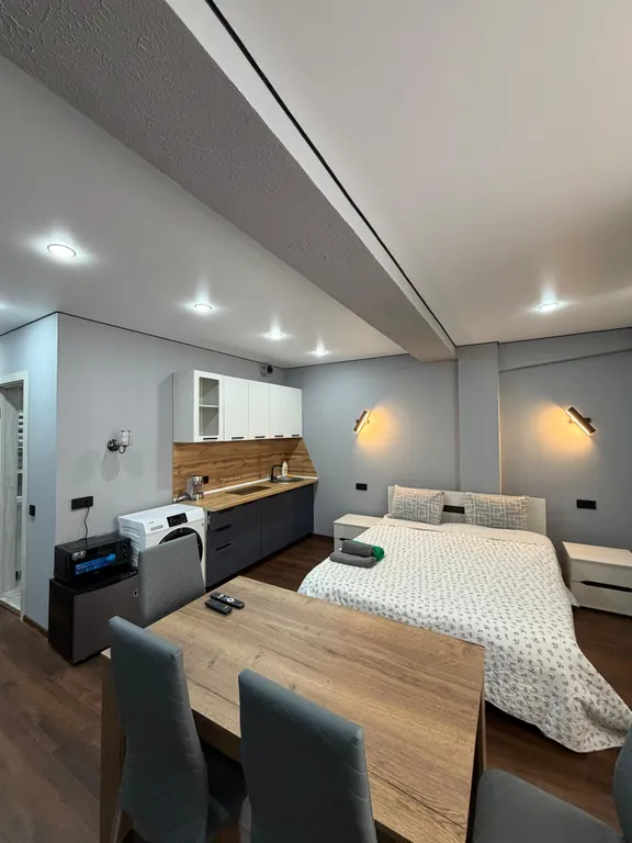 Квартира-студия: горы,канатная дорога и уют "