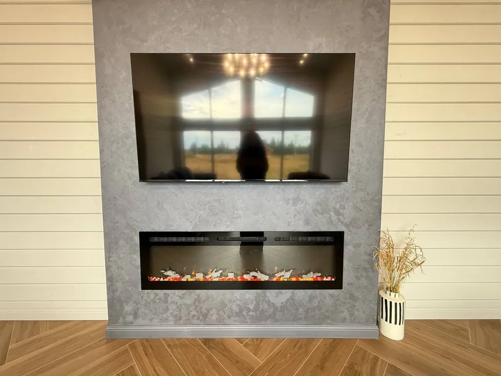 Загородный дом с большой террасой, кострищем и финской сауной