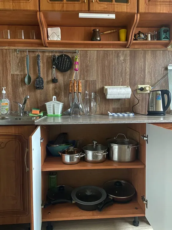 Квартира с посудомоечной машиной и балконом