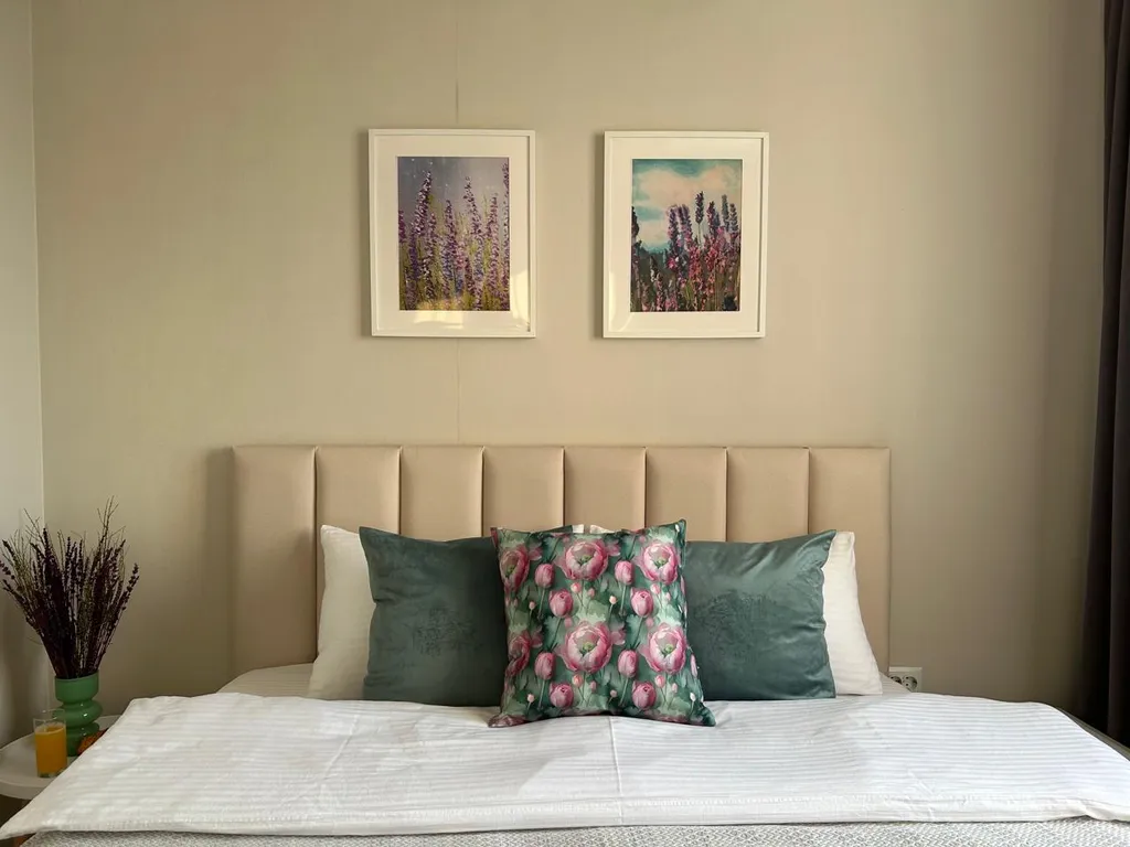 Трехкомнатные апартаменты Лавандовая гавань в самом центре Алматы