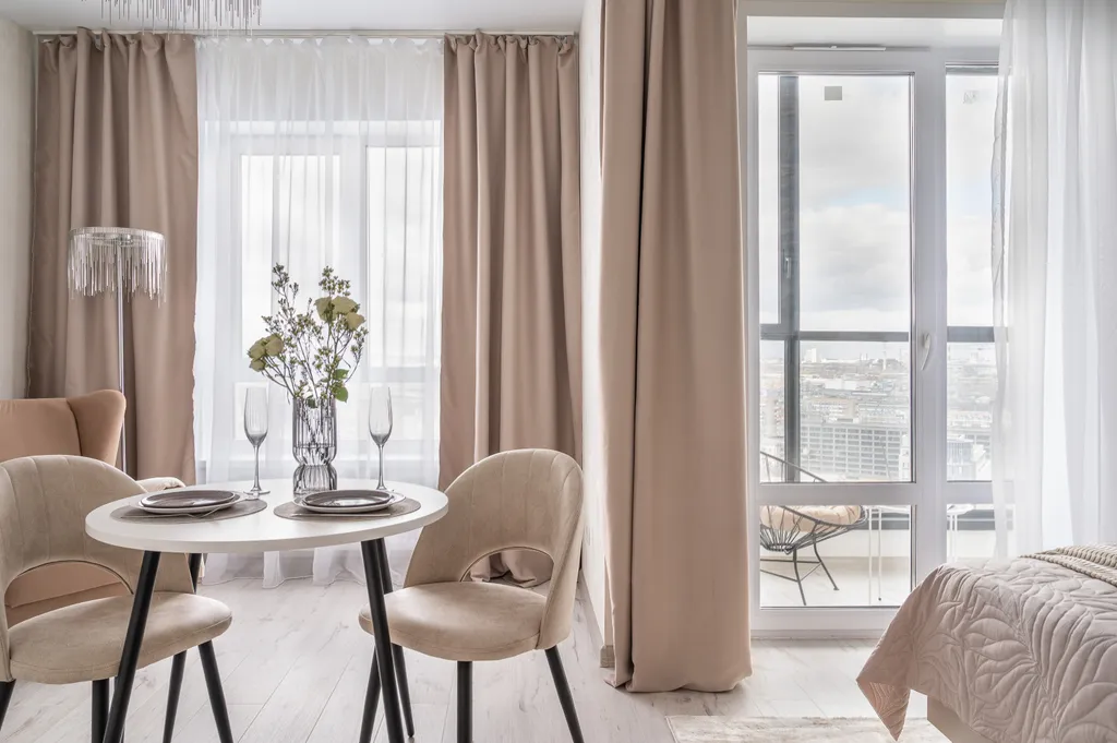 Квартира с шикарным видом на город возле жд вокзала, центр города