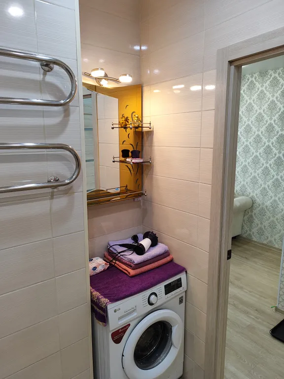 Уютная студия с видом на город