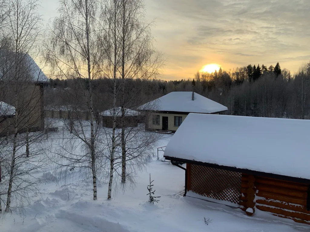 Дом-баня в деревенском стиле