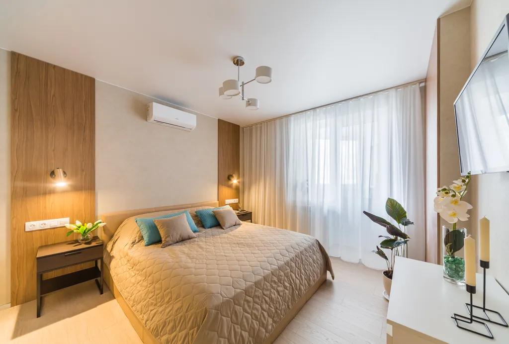 Просторная квартира с двумя спальнями в центре