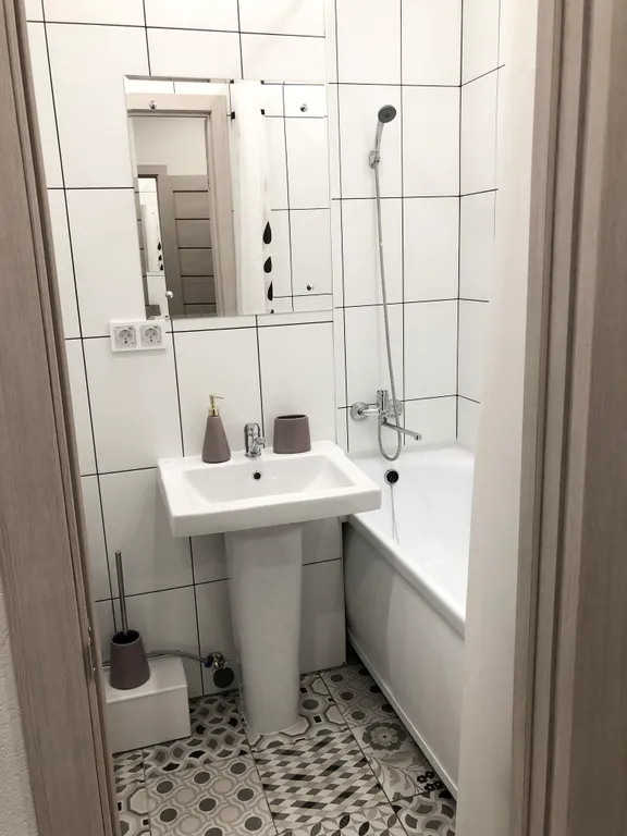 Просторная студия с красивым видом с высоты