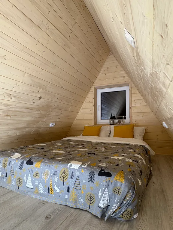 Гостевой дом в стиле А-фрейм Suvi в Карелии